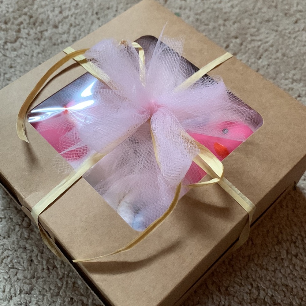 🧁Baby Gift! “CUPCAKES!” Pink Duckie Diaper “Cupcakes” Baby Girl Gift Set - Picture 5 of 5